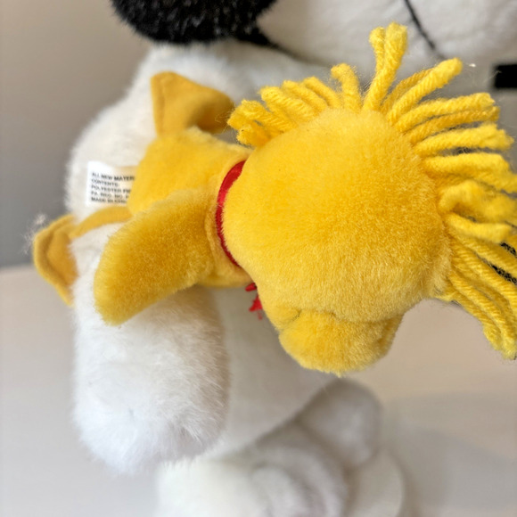 Vintage Snoopy Plush with Woodstock World War I Flying Ace with Aviator 17” - Picture 9 of 10